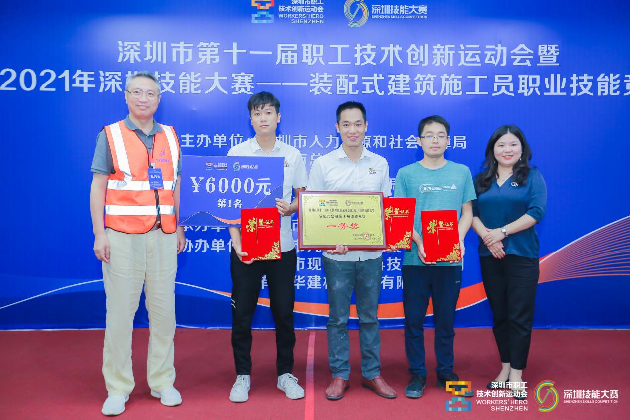 喜訊?。?！現代營造代表隊獲得競賽一等獎